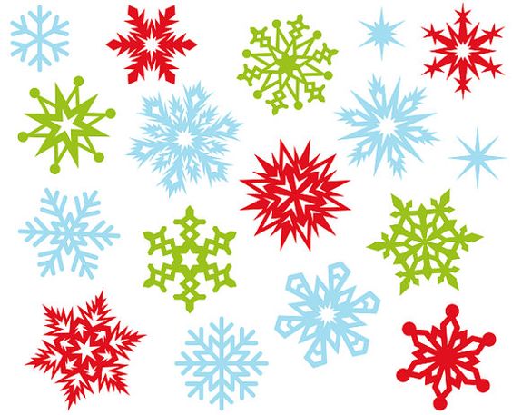 christmas snowflake clipart