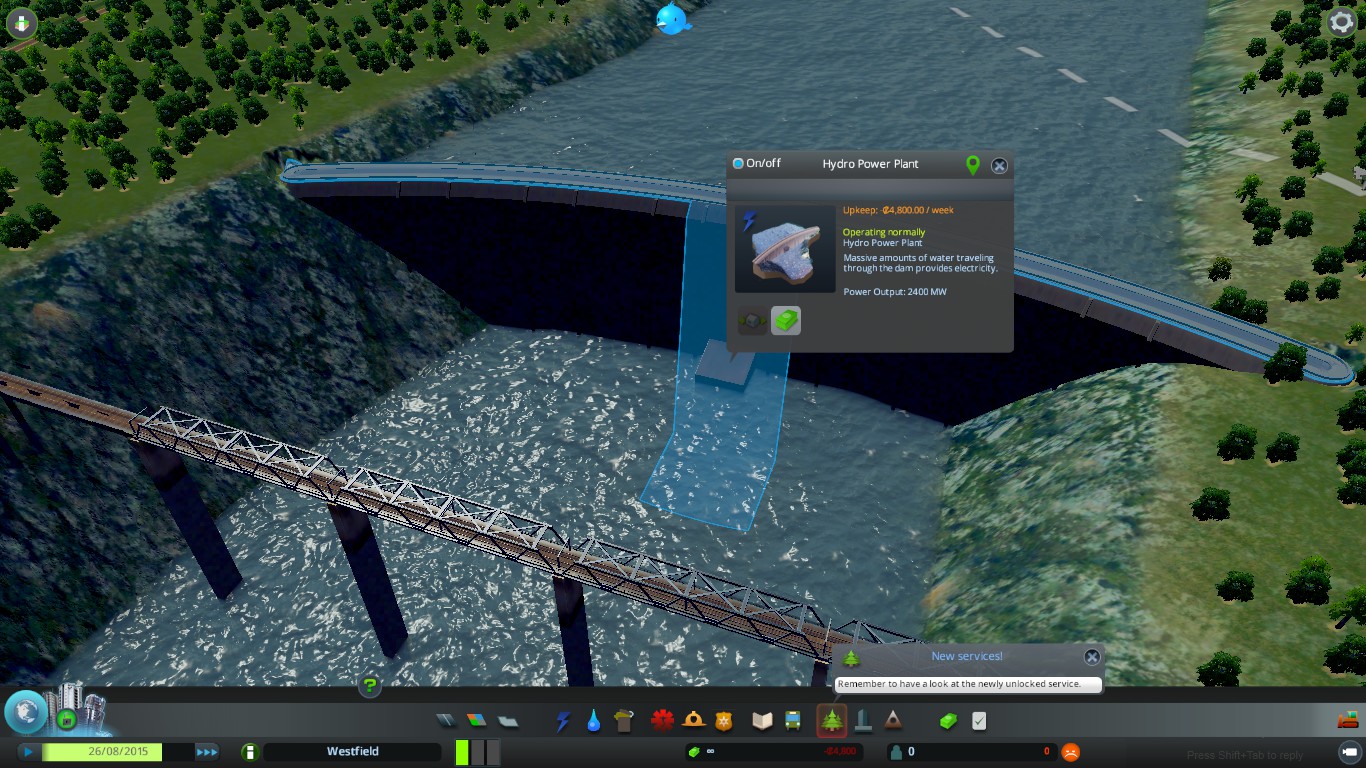 cities skylines hydro power plant