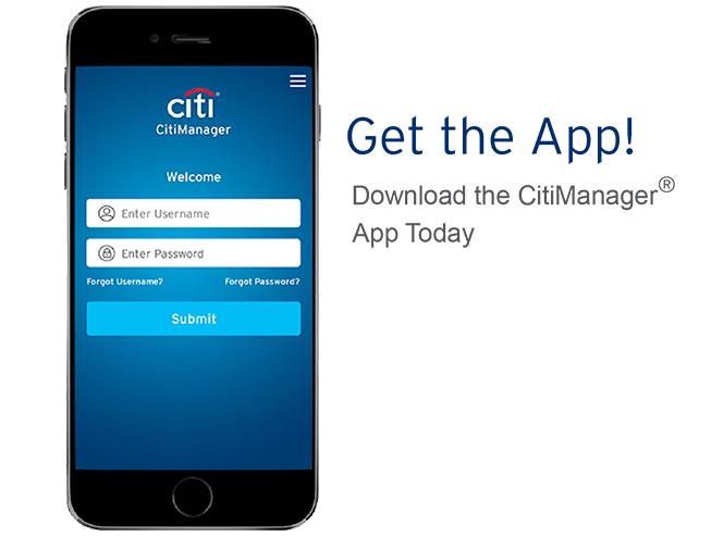 citimanager com login