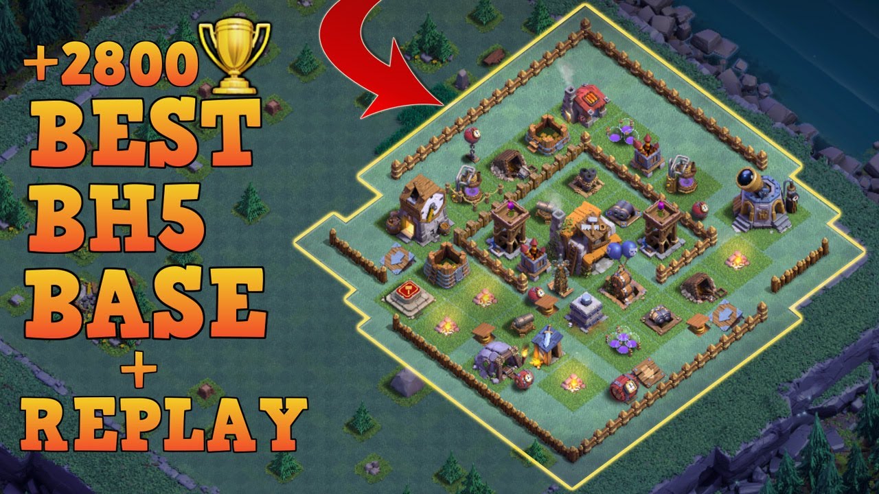 clash of clans builder hall 5 base