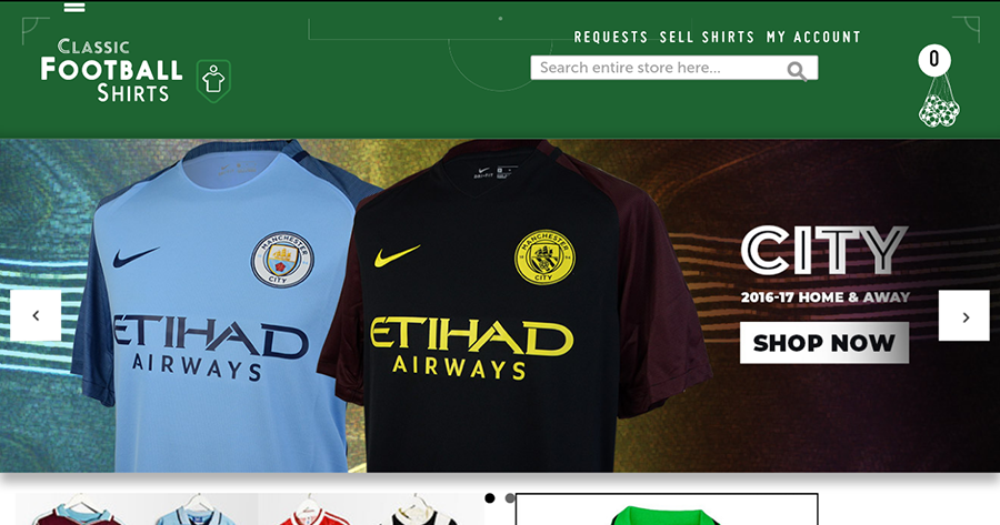 classic football shirts discount code