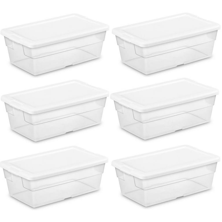 clear storage containers walmart