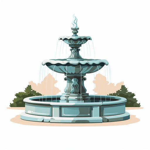 clip art fountain