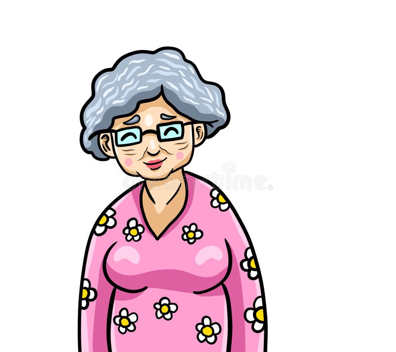 clipart of grandmother