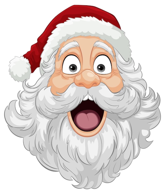 clipart santa claus face