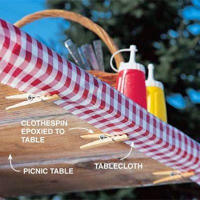 clips for picnic tablecloths