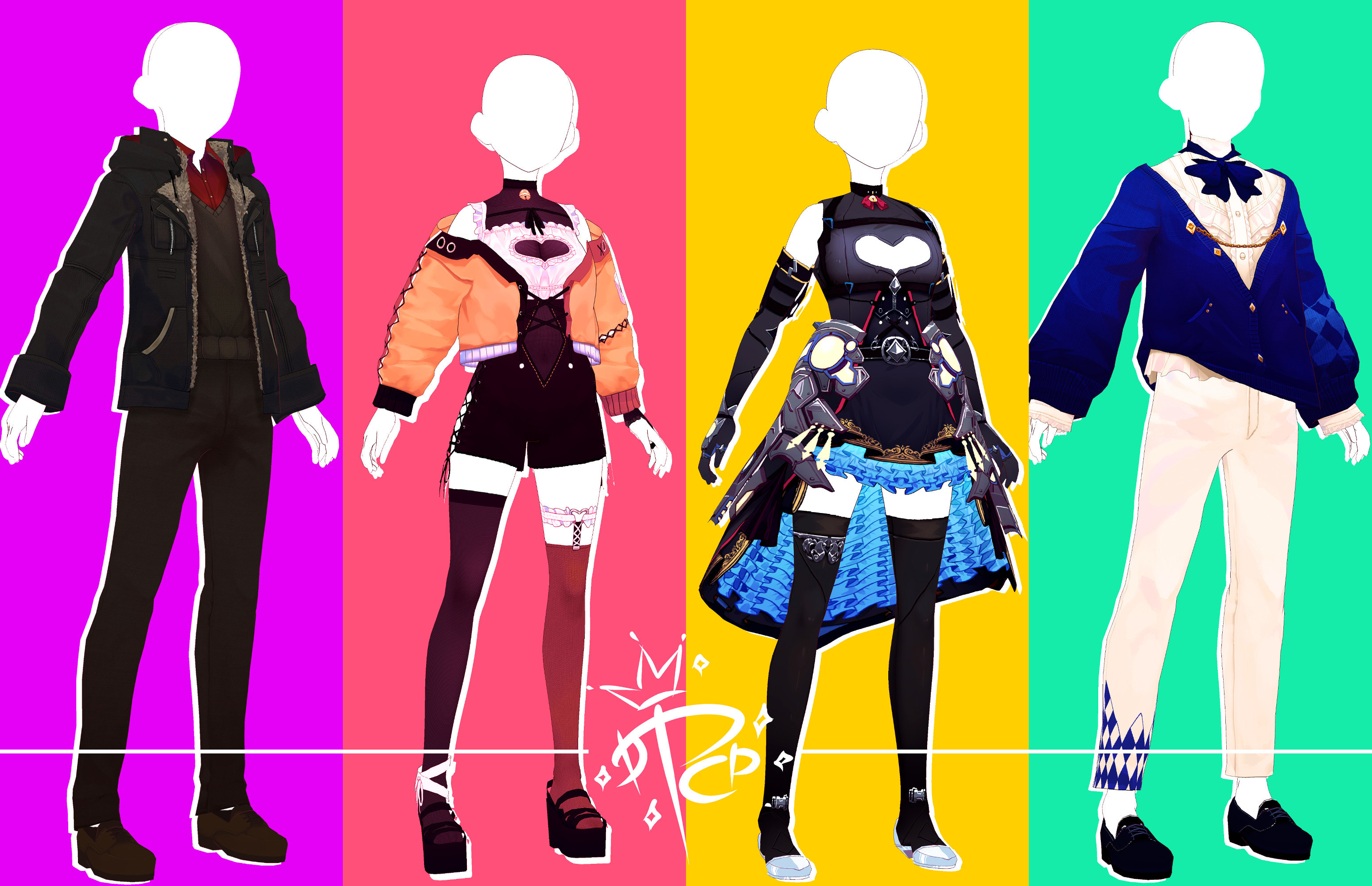 clothes for vroid