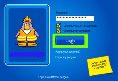 club penguin rewritten register