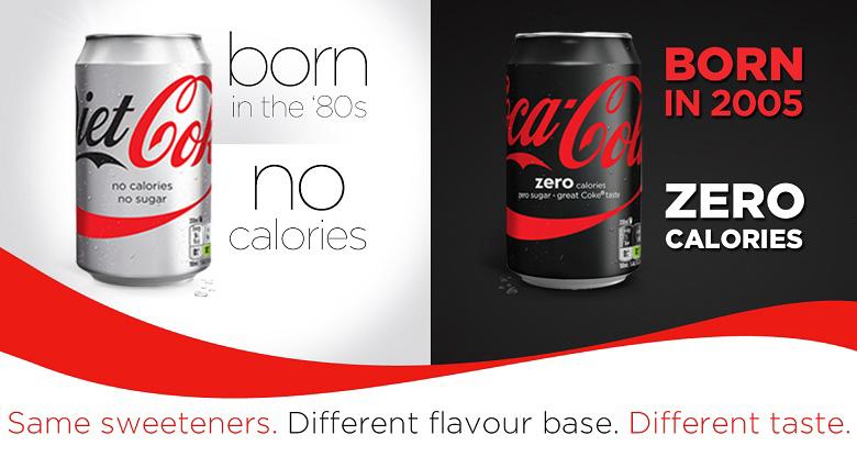 coke zero vs diet coke