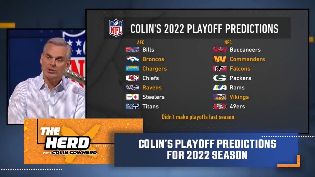 colin cowherd playoff picks