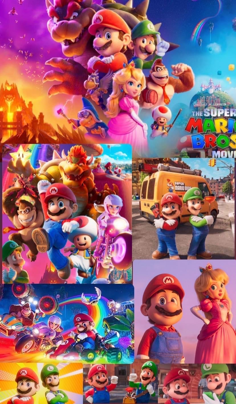 collage de mario bros