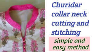 collar dress cutting