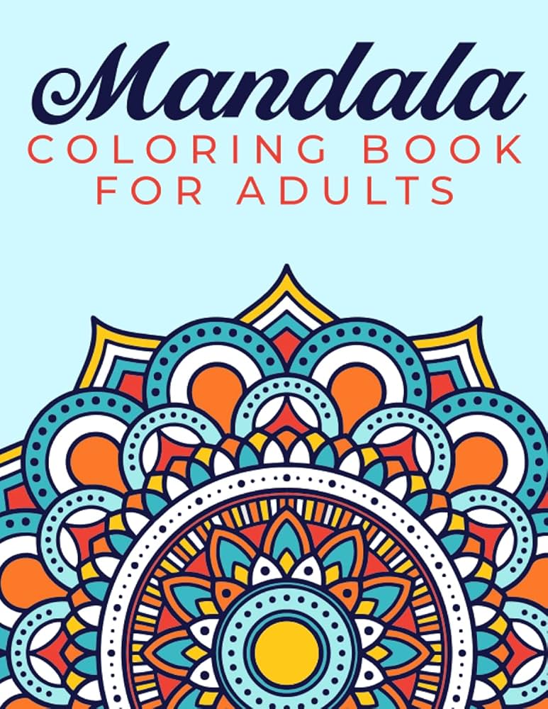 coloring for adults mandala