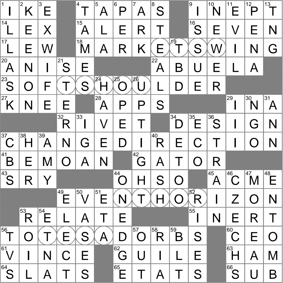 come into view crossword puzzle clue