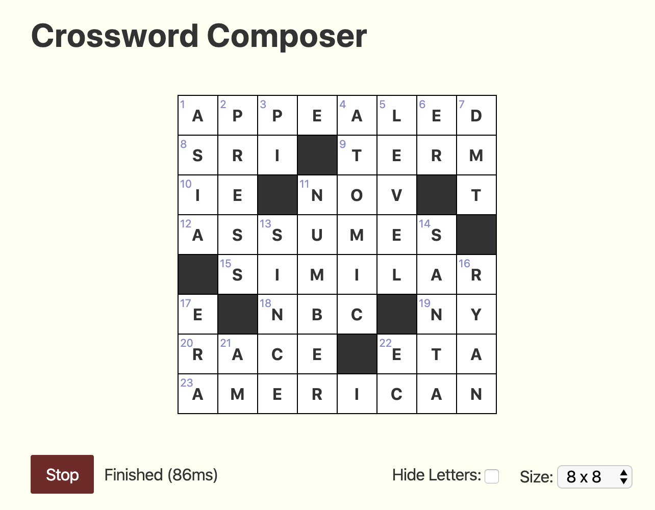 composer crossword puzzle clue