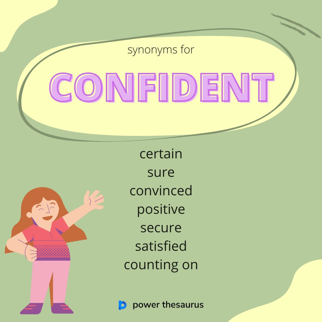 confident synonym