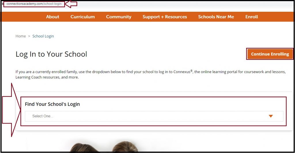 connections academy login