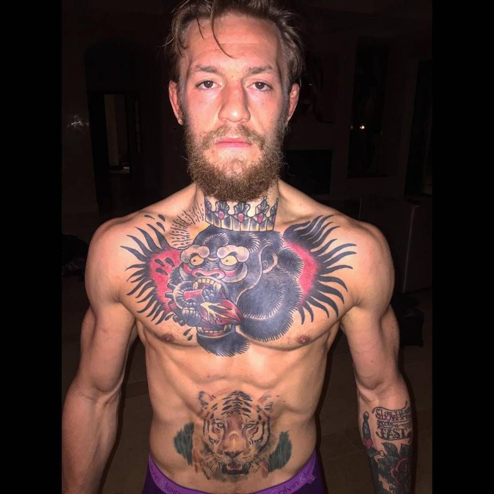 conor mcgregor chest tattoo