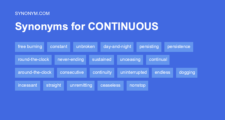 continuous antonym