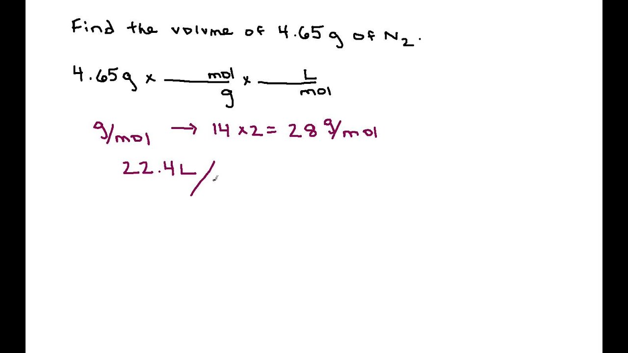 conversion liter to grams