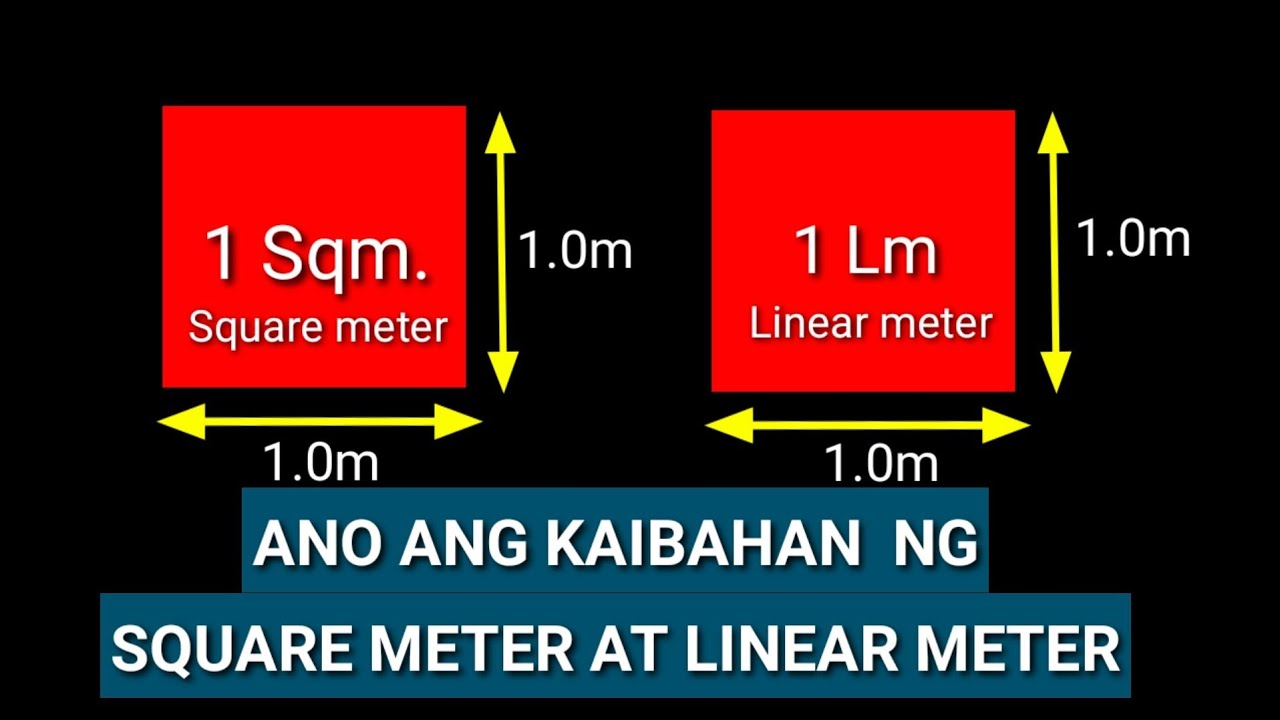 convert m2 to lineal metres