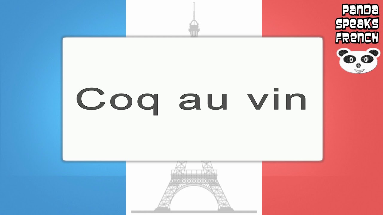 coq au vin pronunciation