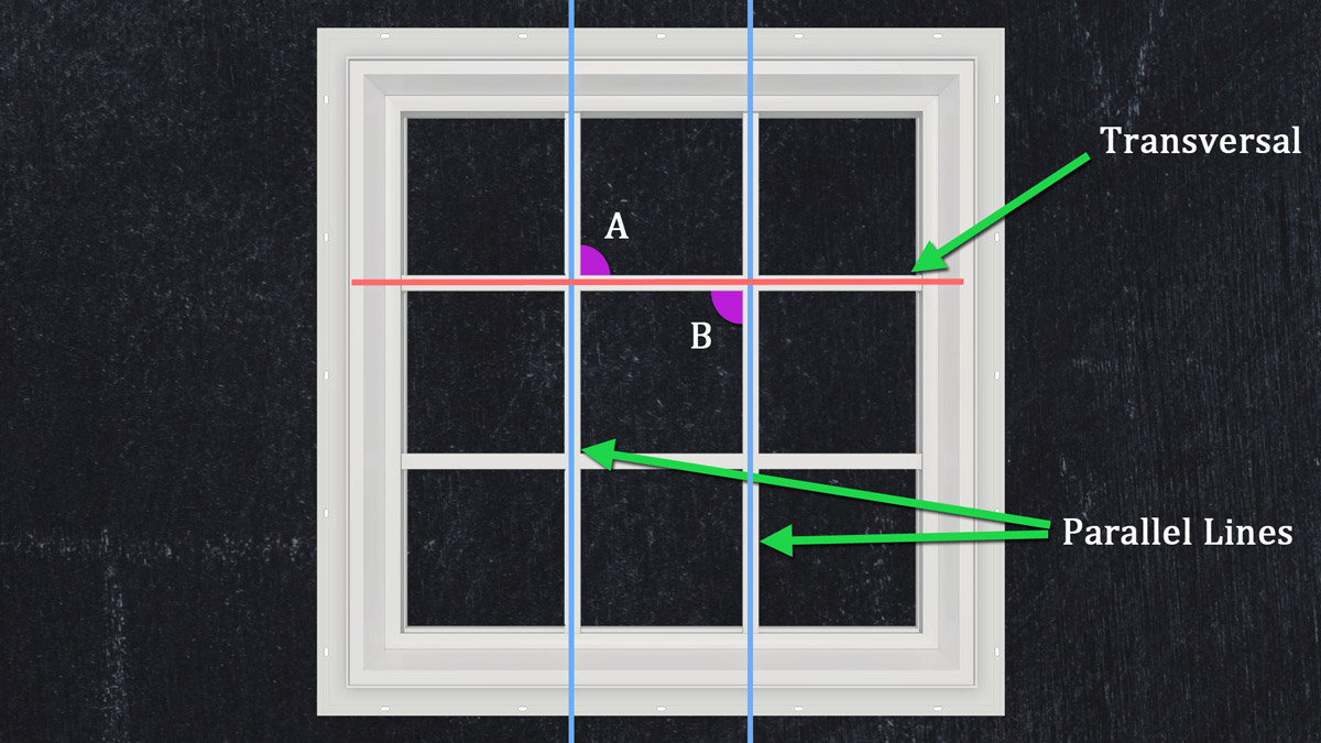 corresponding angles in real life