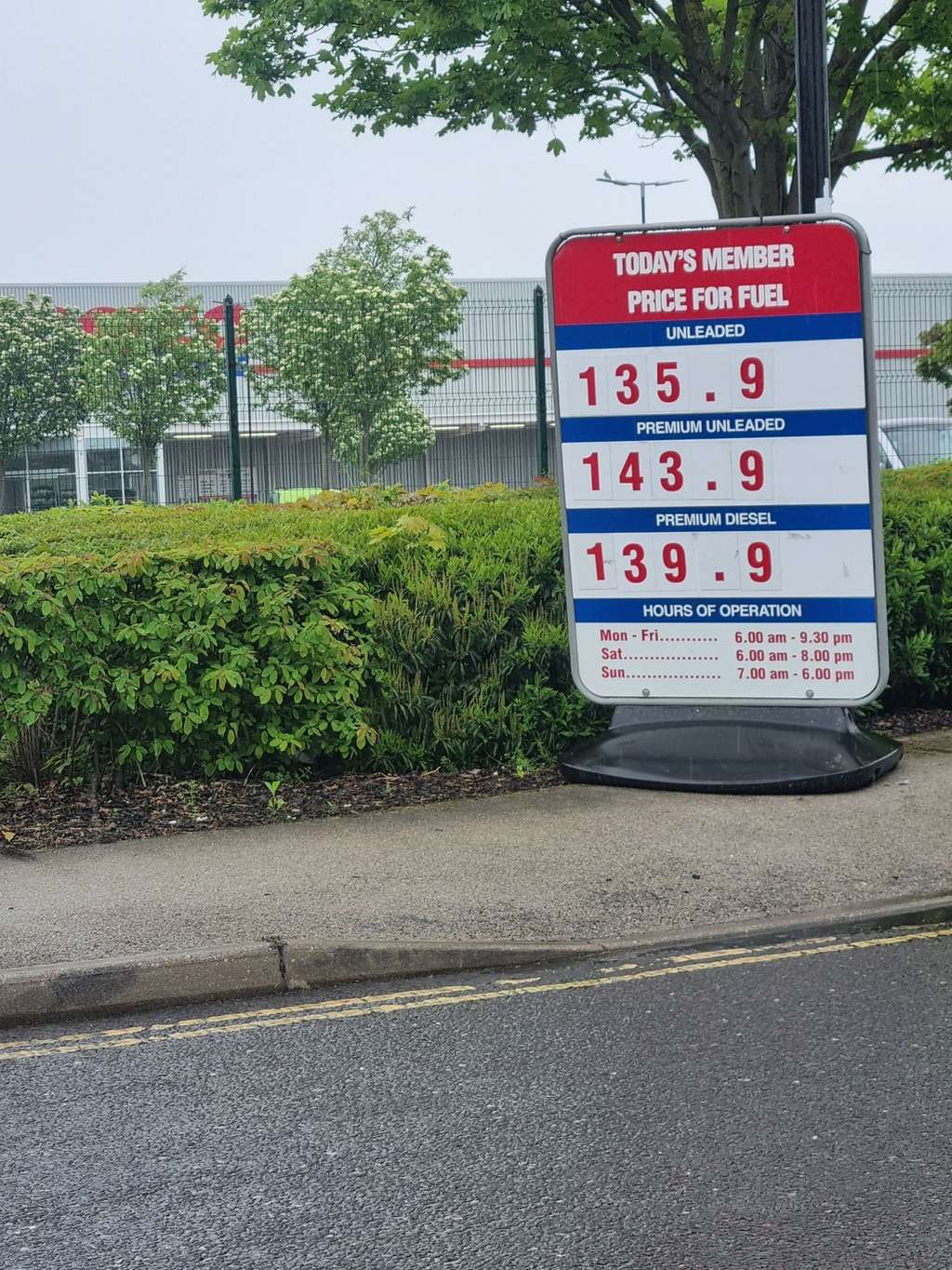 costco diesel price glasgow