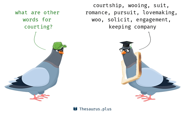 courting synonym