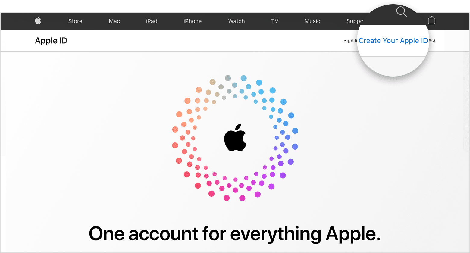 create apple id