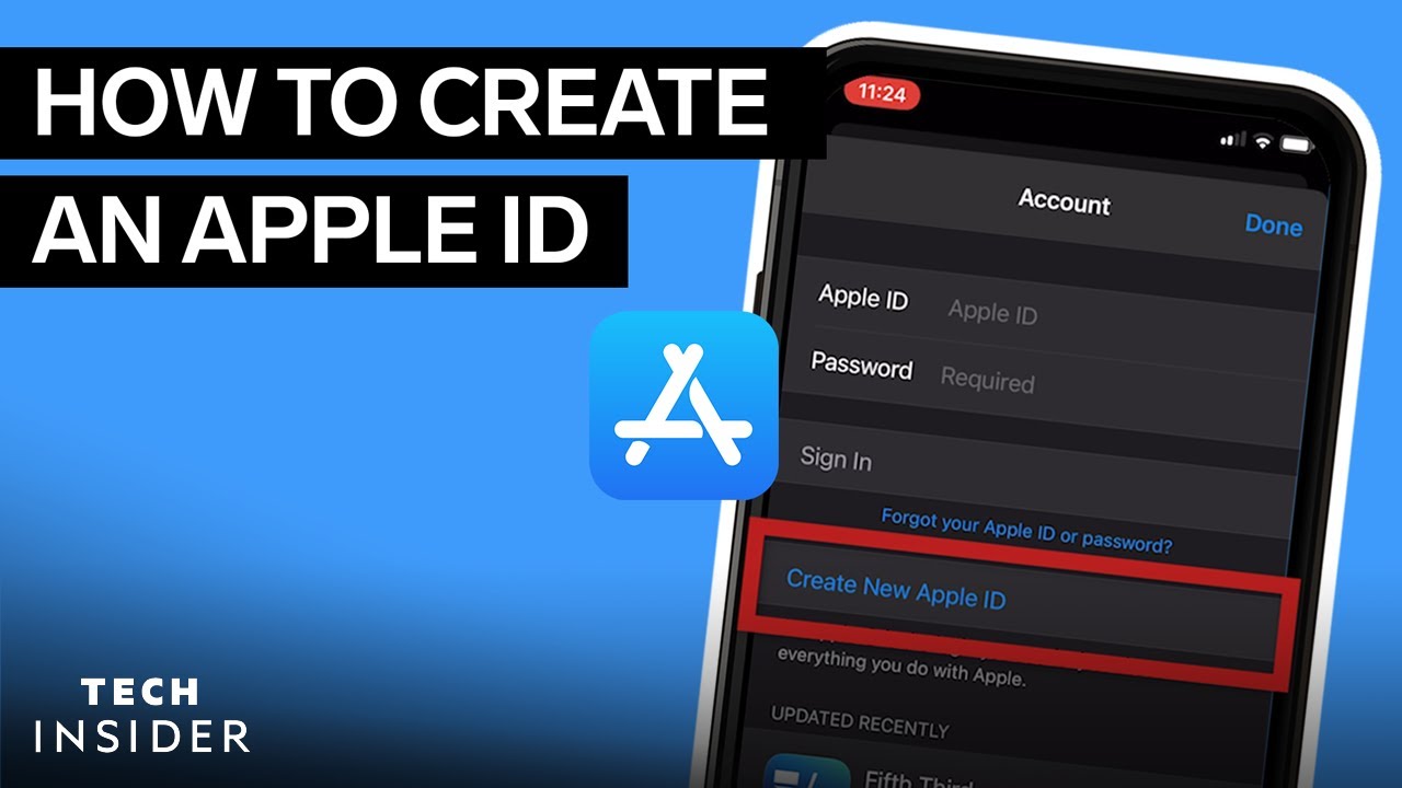 creating apple id