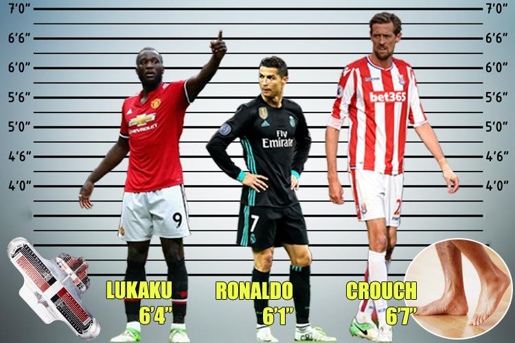 cristiano ronaldo height in feet and inches