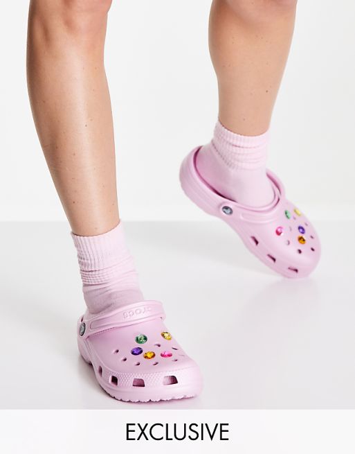 crocs with gems