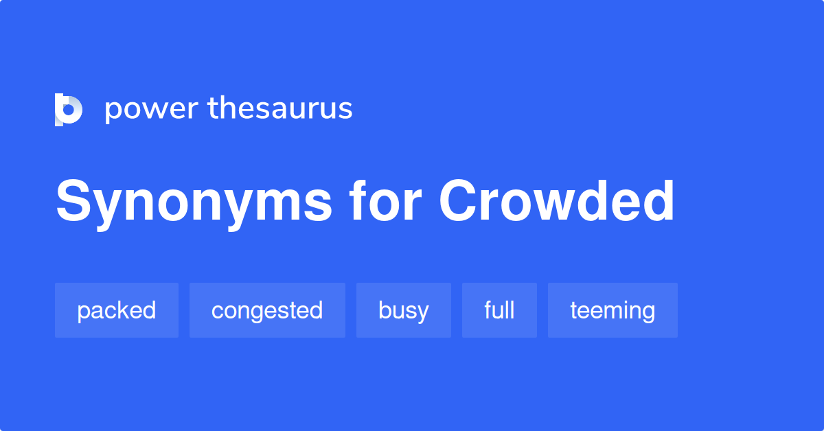 crowded thesaurus