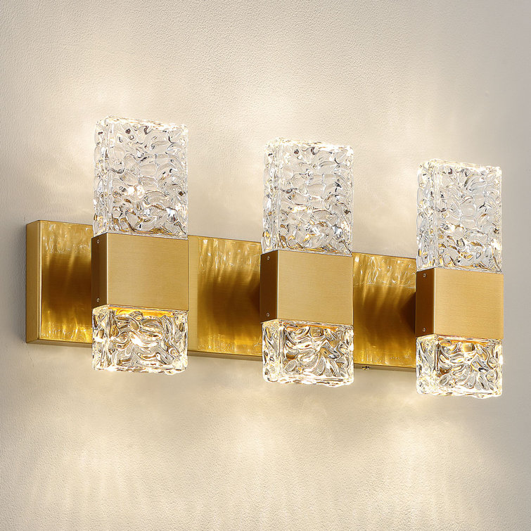 crystal vanity light