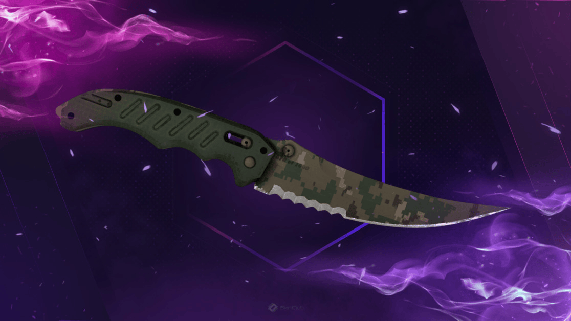 cs go flip knife forest ddpat