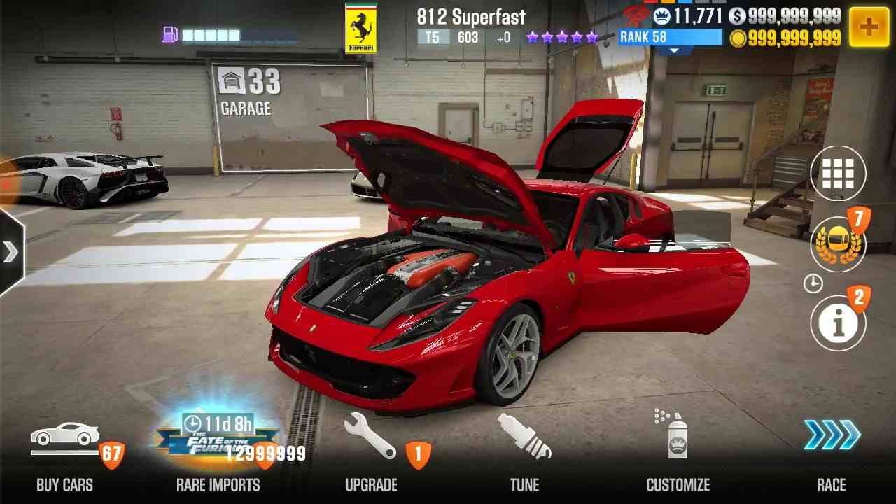 csr 2 racing mod apk