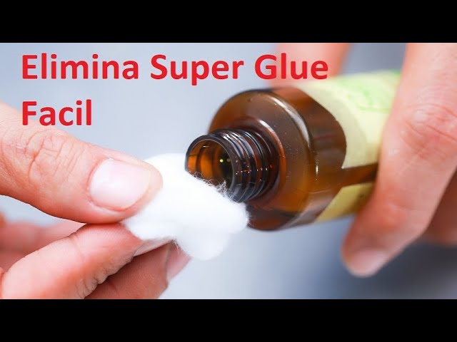 cómo quitar super glue de la piel