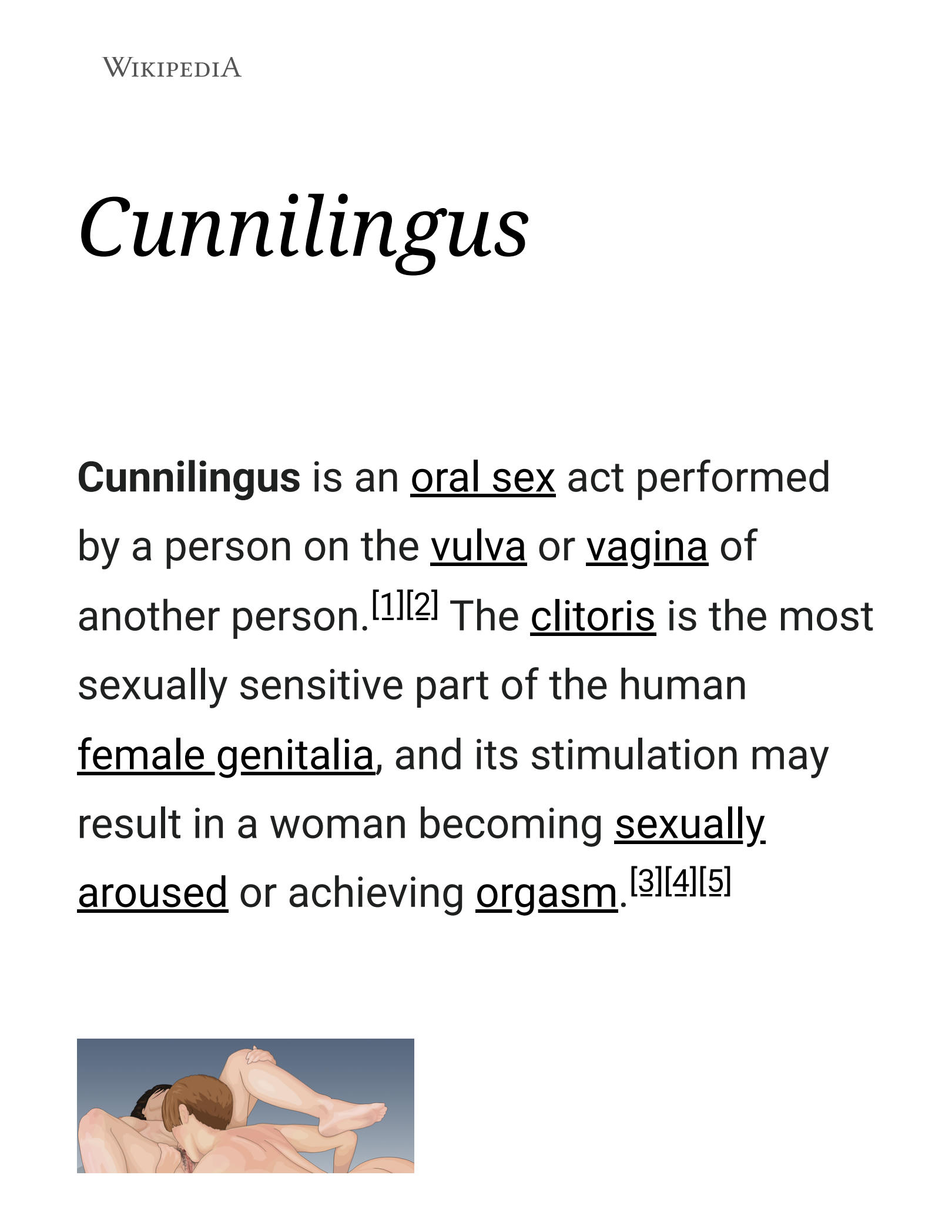 cunnilingus def