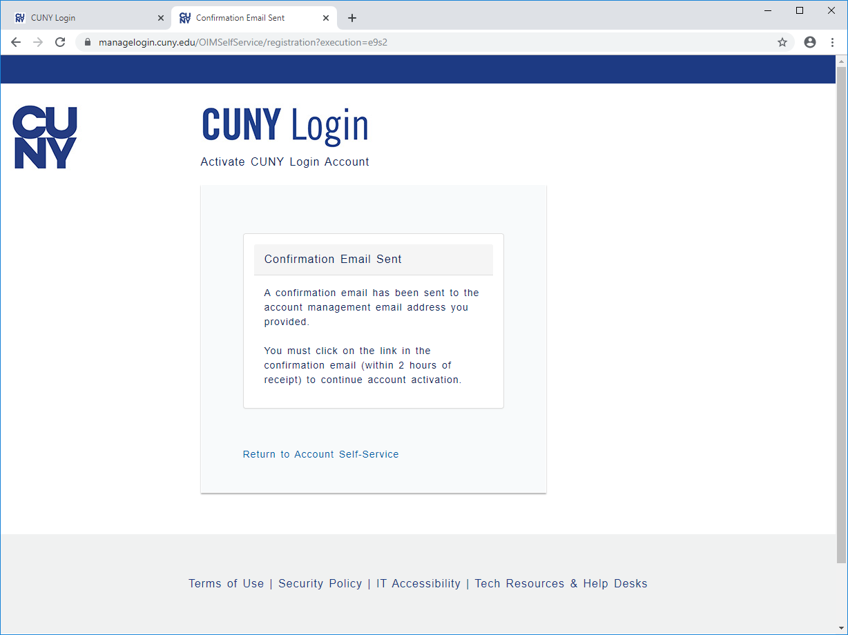 cuny log in