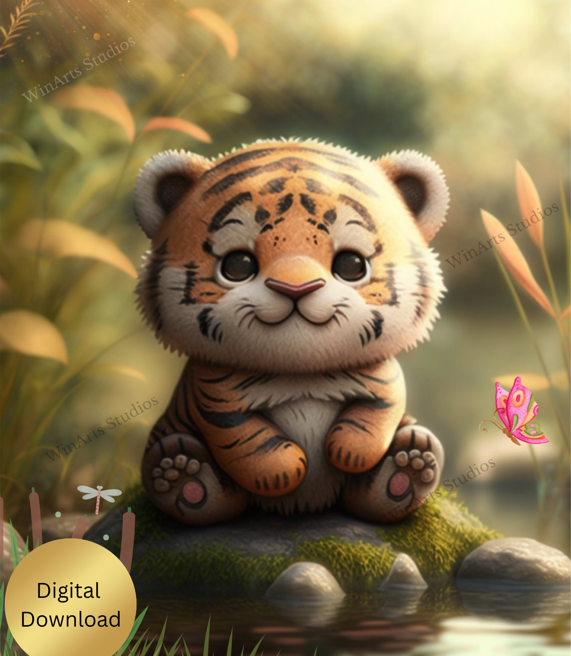 cute baby tiger