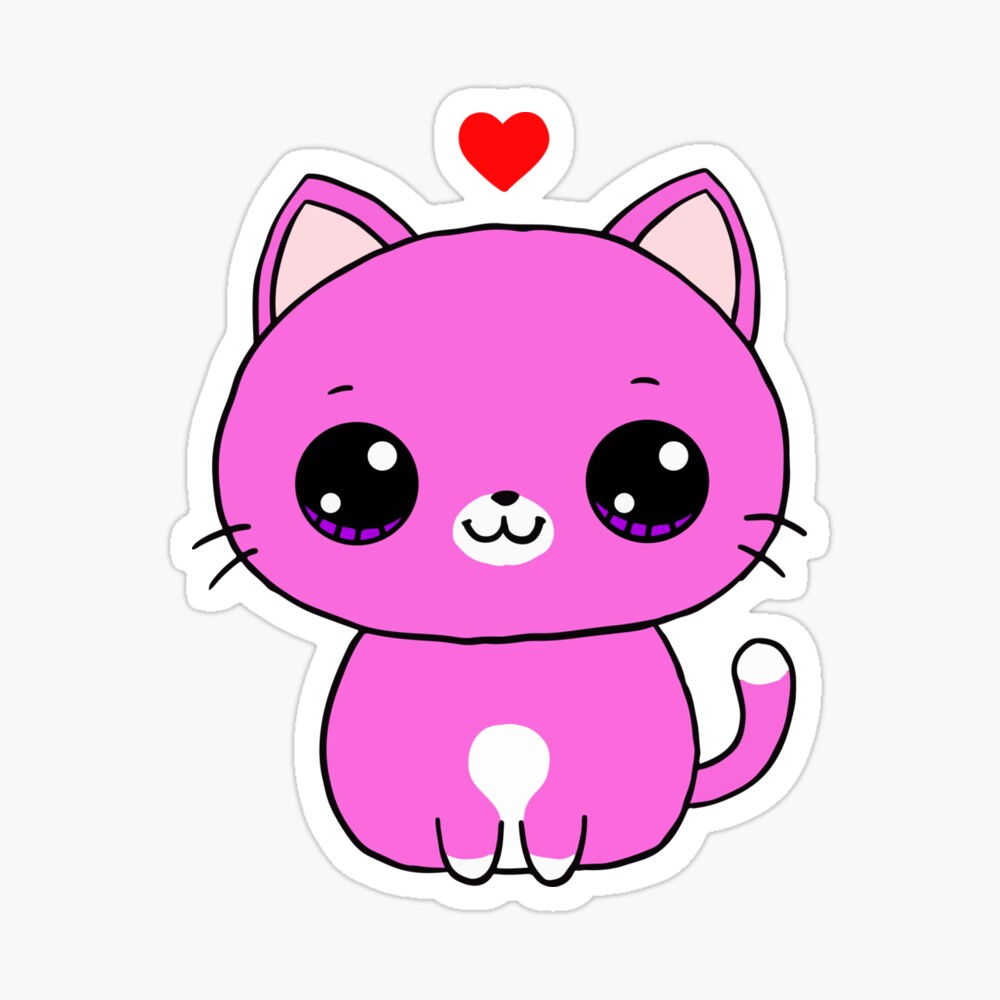 cute pink kitty images