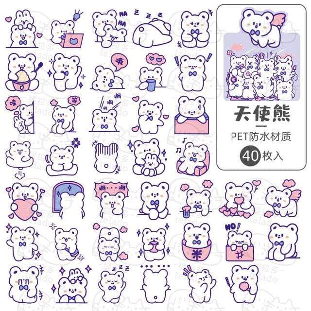 cute stickers bear