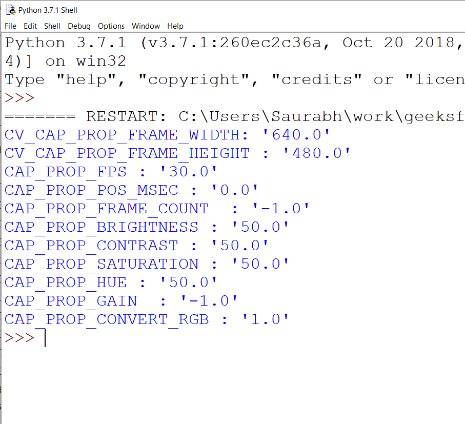 cv2 videocapture resolution