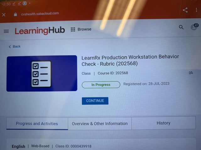 cvs learning hub