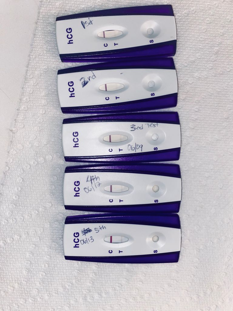 miscarriage chemical pregnancy line progression