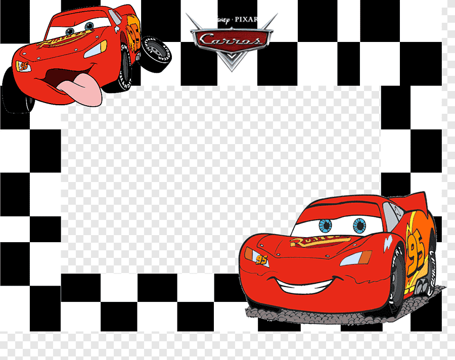 lightning mcqueen name tag