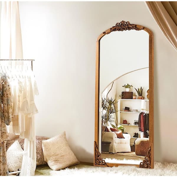 wood full length mirror