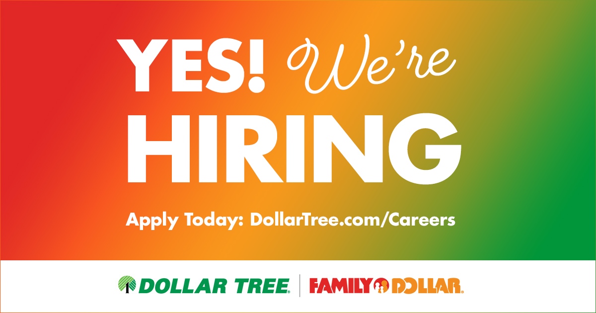 dollar tree stores hiring