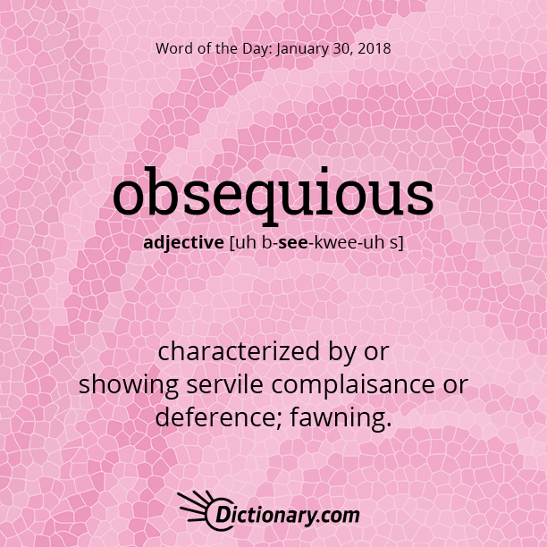 obsequious meaning